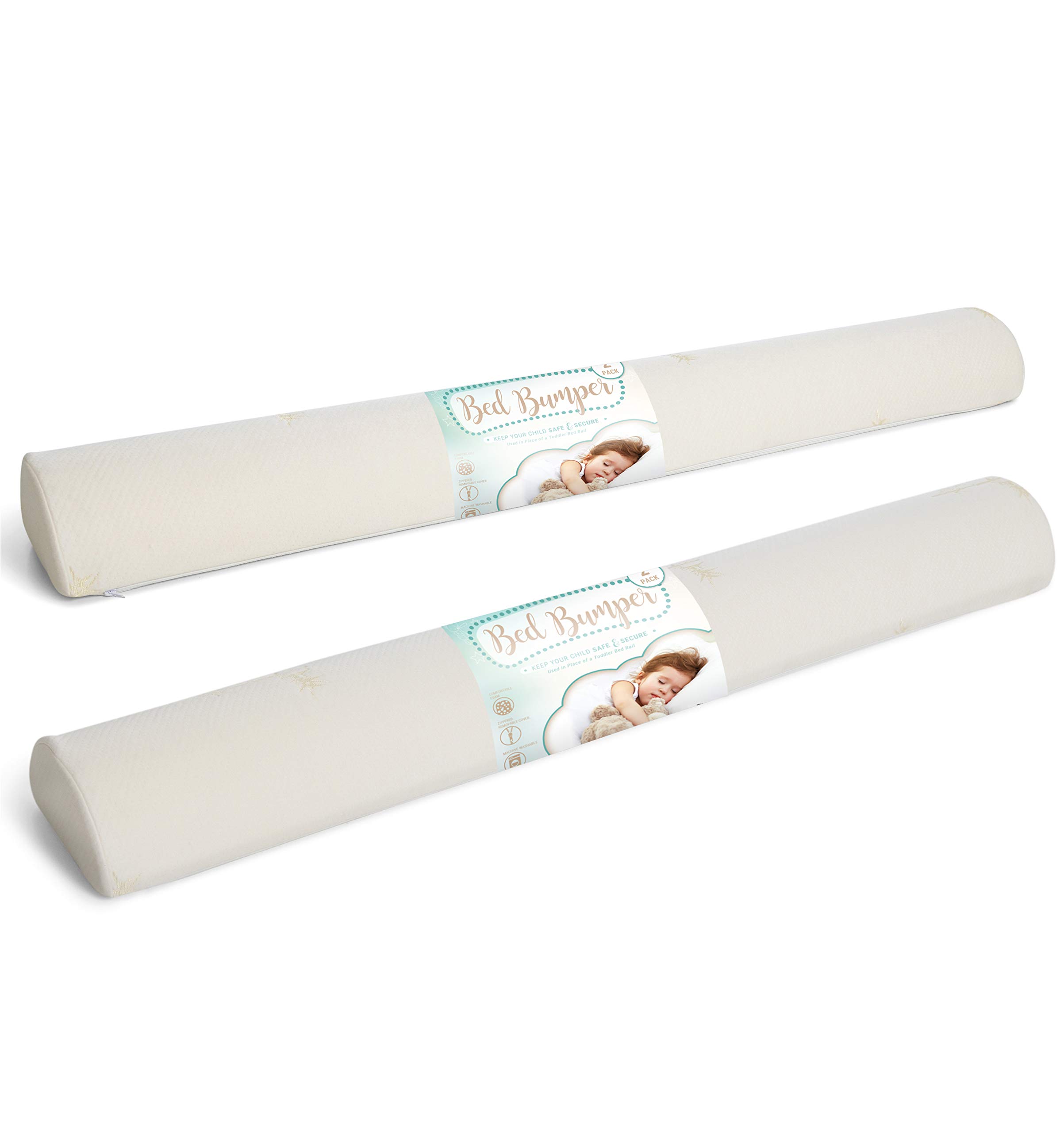 Algopix Similar Product 20 - Milliard Bed Bumper 2 Pack Toddler