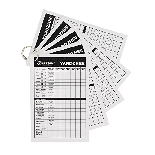 Algopix Similar Product 4 - Get Out Giant Yard Dice Laminated