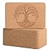 Algopix Similar Product 10 - Cork Wood Yoga Blocks with Premium