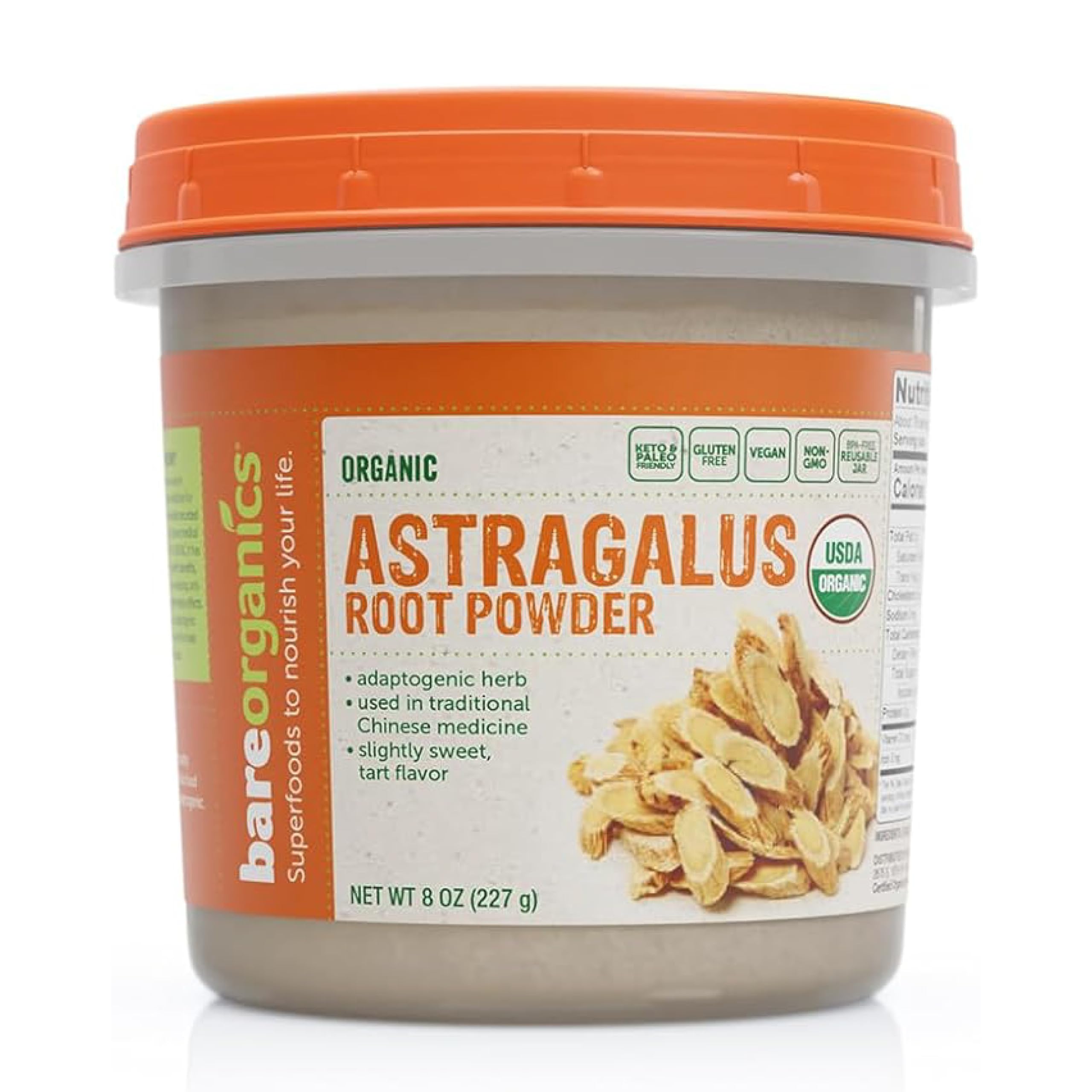 Algopix Similar Product 13 - BareOrganics Astragalus Root Powder