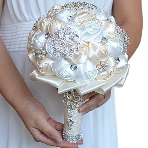 Algopix Similar Product 10 - FAYBOX Handmade Rhinestone Brooch