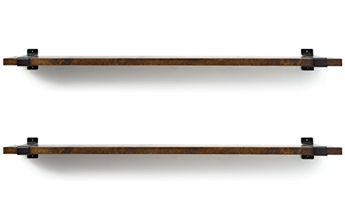 Algopix Similar Product 8 - Modern Industrial Shelves in Dark