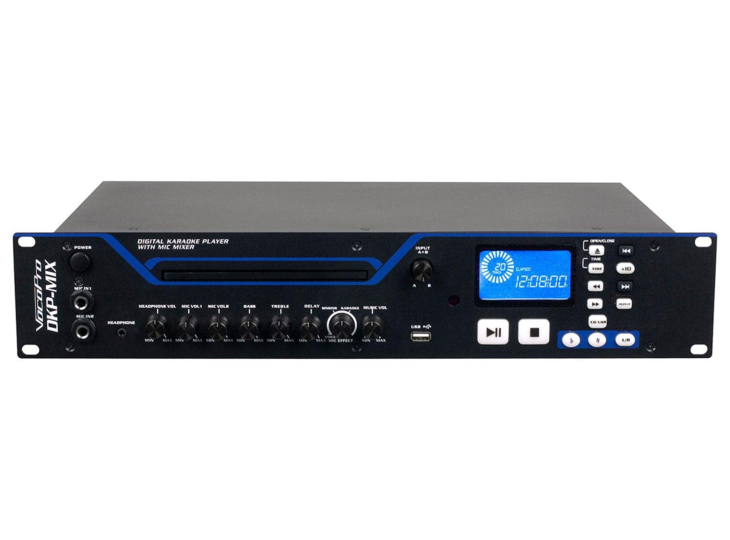 Algopix Similar Product 7 - VocoPro Karaoke Player, Black (DKP-Mix)
