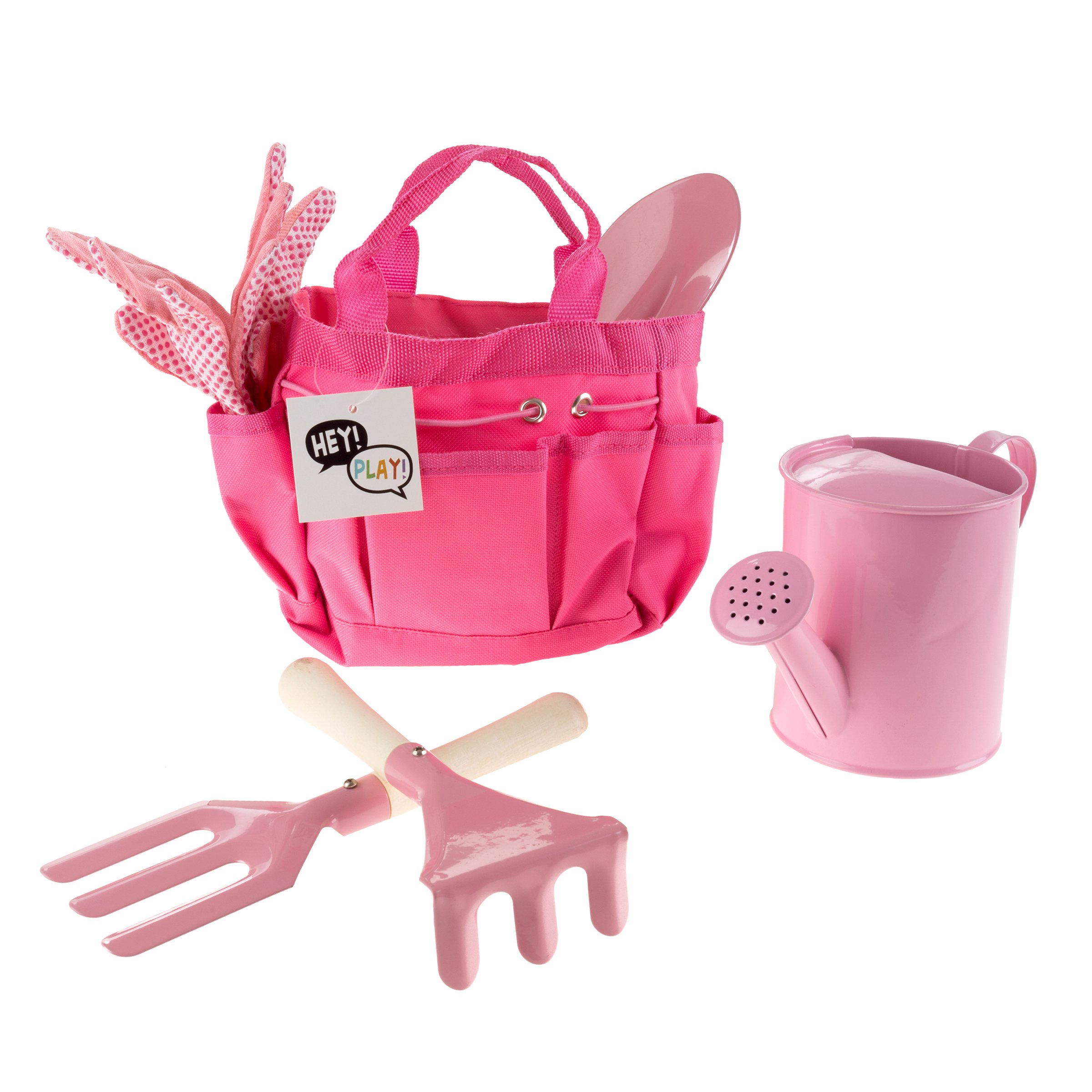 Algopix Similar Product 13 - Hey Play Kids Garden Tool Set with