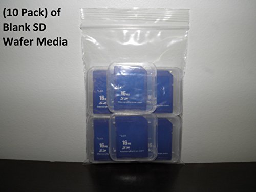 Algopix Similar Product 14 - 10 Pack 16MB SD Wafer media for the