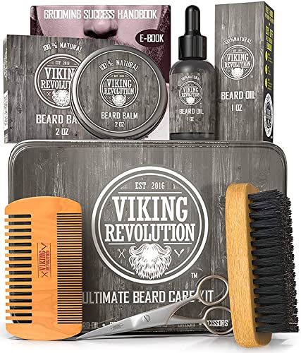 Algopix Similar Product 14 - Viking Revolution Beard Care Kit for