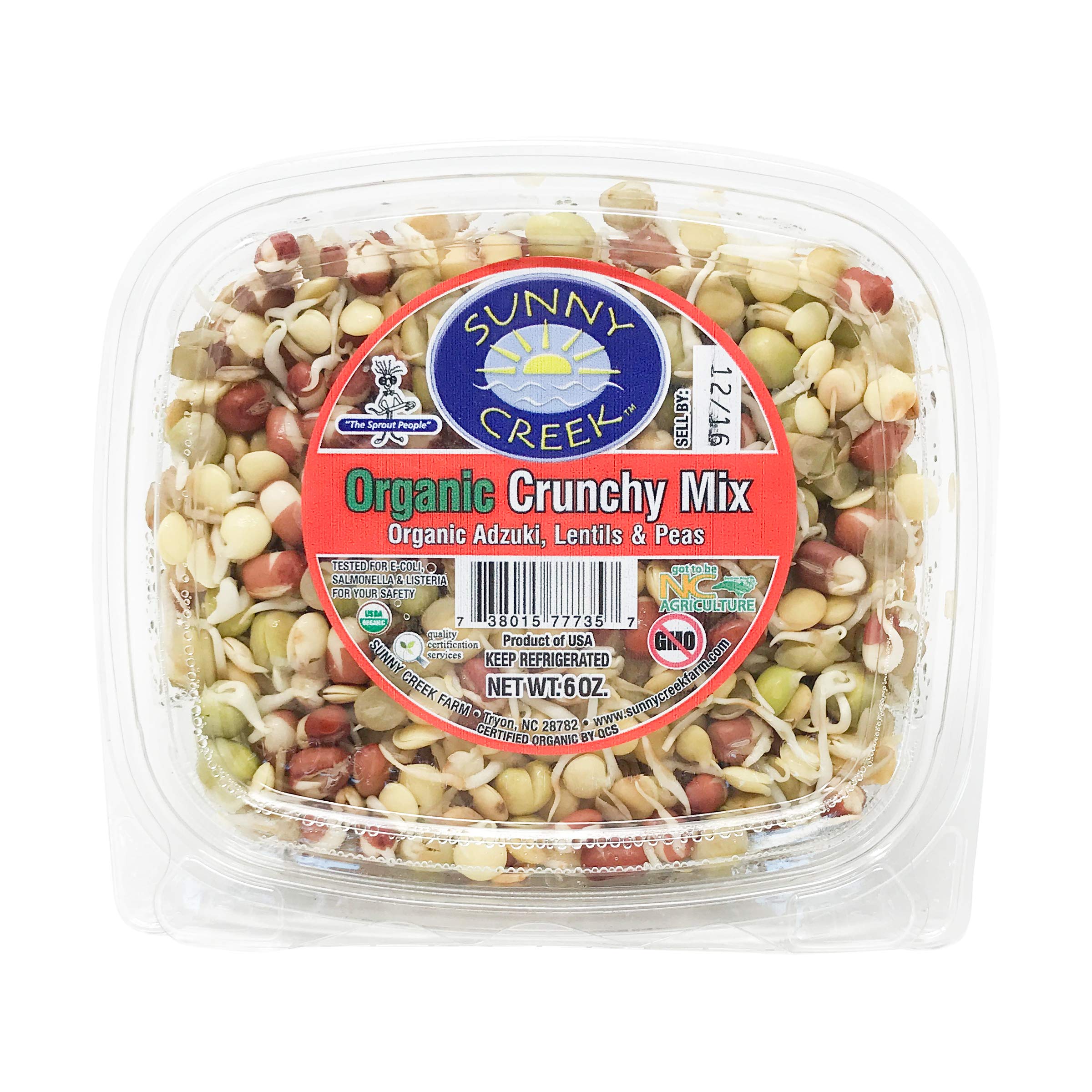Algopix Similar Product 12 - GREEN CREEK Organic Crunchy Sprouts 6