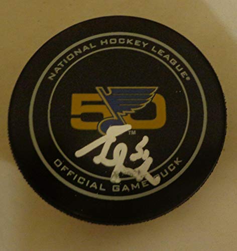 Algopix Similar Product 9 - Signed Grant Fuhr Hockey Puck  50th