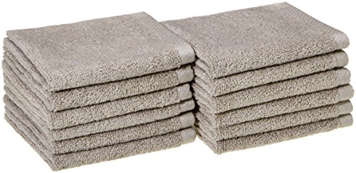 Algopix Similar Product 16 - Amazon Basics 100 Cotton Washcloths