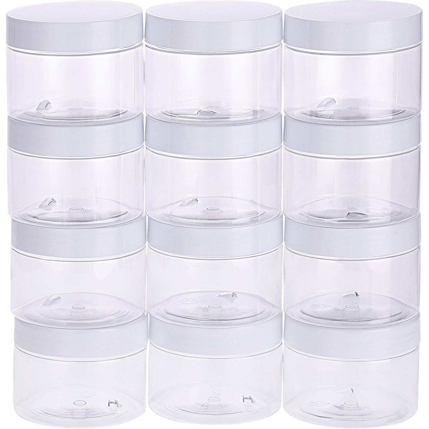 Algopix Similar Product 9 - SATINIOR 12 Pack 6 oz Plastic Container