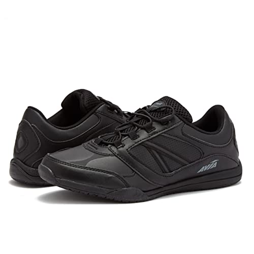 Algopix Similar Product 13 - Avia Focus Black Non Slip Shoes for