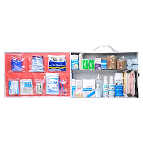 Algopix Similar Product 2 - Restaurant First Aid Kit 2 Shelf Metal