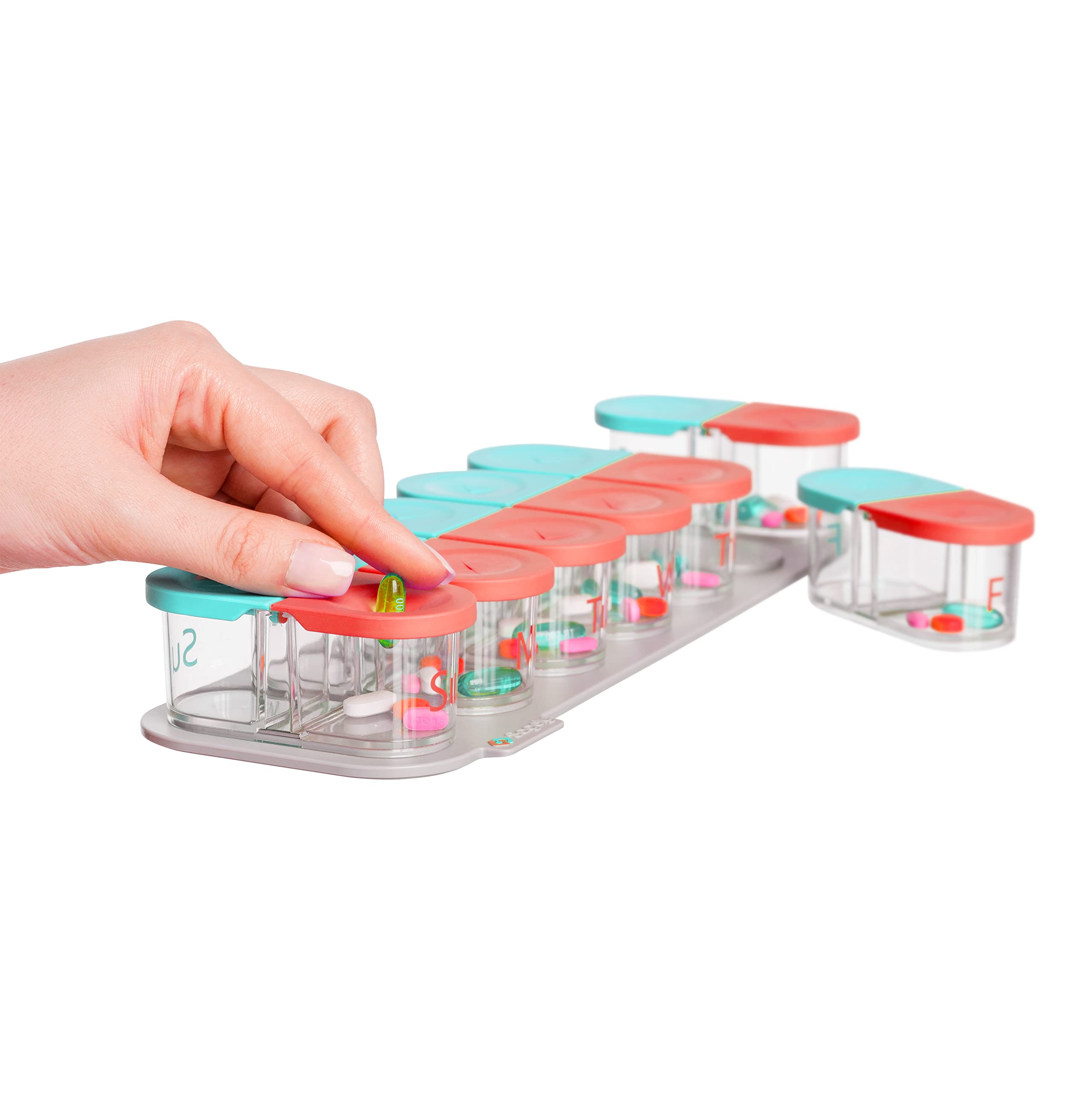 Algopix Similar Product 2 - Sagely Smart XL Weekly Pill Organizer