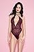 Algopix Similar Product 6 - Lace Body with Open Back - Purple