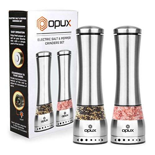 Algopix Similar Product 2 - OPUX Electric Salt and Pepper Grinder