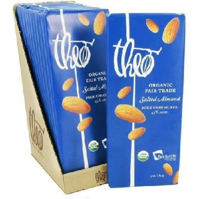Algopix Similar Product 15 - Theo Chocolate Organic Salted Almond 45