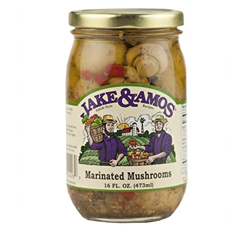 Algopix Similar Product 5 - Jake & Amos Marinated Mushrooms (3 pack)