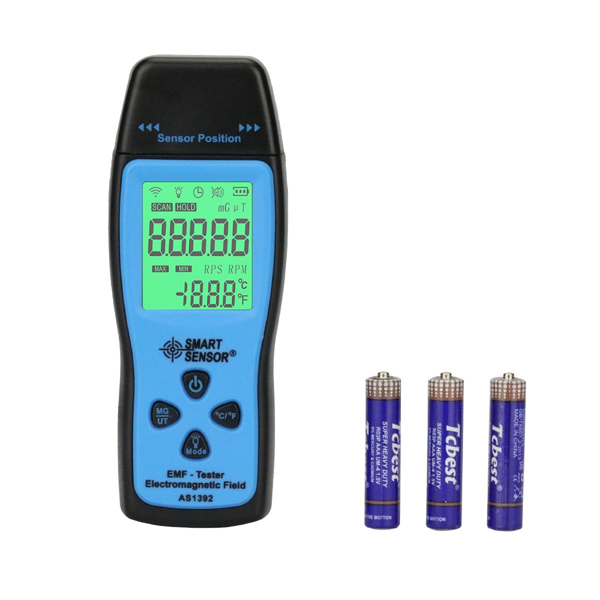 Algopix Similar Product 4 - KKmeter EMF Meter Handheld Digital LCD