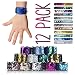 Algopix Similar Product 1 - Mermaid Slap Bracelet 12 Pack for
