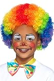 Algopix Similar Product 10 - Smiffys Colorful Clown Wig Child