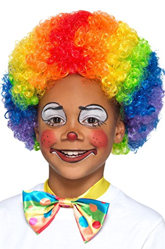 Algopix Similar Product 18 - Smiffys Colorful Clown Wig Child