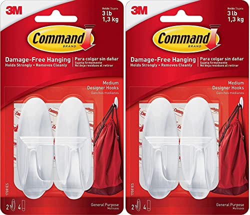 Algopix Similar Product 18 - Command Plastic Designer Hooks BP1PTF