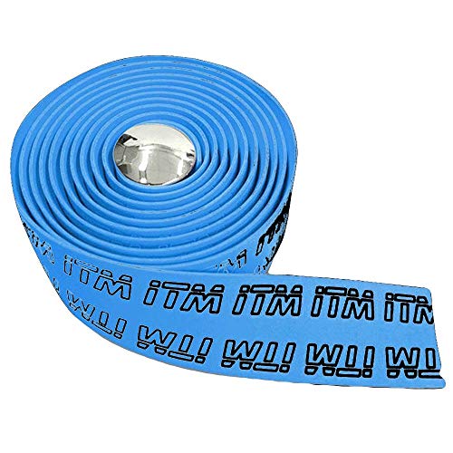 Algopix Similar Product 14 - ITM Eva Tape 3D Bicycle Handlebar Blue