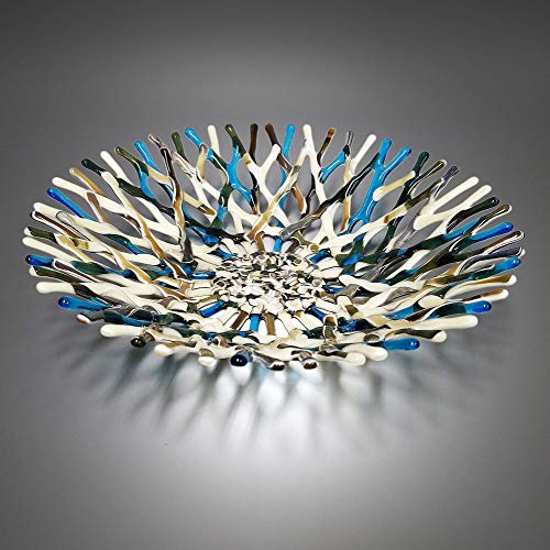 Algopix Similar Product 3 - Glass Art Beach Themed Sea Coral Fruit