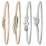 Algopix Similar Product 11 - Bememo 4 Pieces Women Elastic Waist
