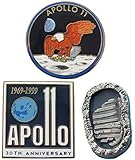 Algopix Similar Product 13 - Apollo 11 Pin Trio Mission Logo