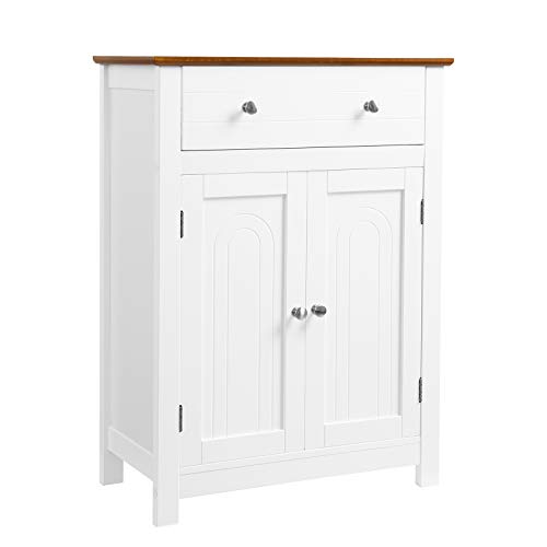 Algopix Similar Product 13 - VASAGLE Free Standing Bathroom Storage