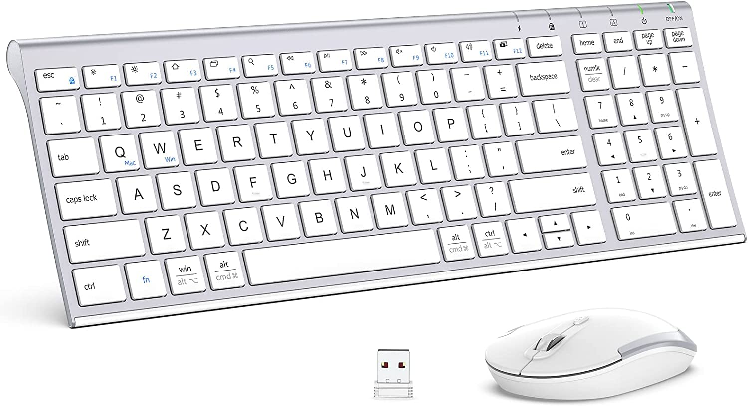 Algopix Similar Product 19 - iClever GK03 Wireless Keyboard and