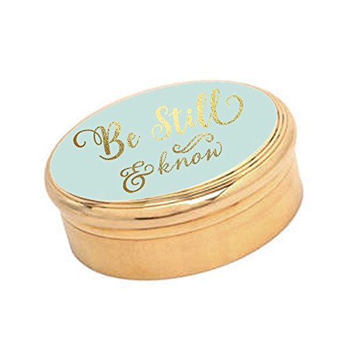 Algopix Similar Product 19 - Mary Square Round Pill Case Be Still