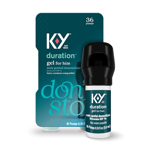 Algopix Similar Product 10 - KY Duration Gel 016 fl oz for Men