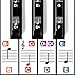 Algopix Similar Product 1 - Color Piano Stickers wComplete Notes