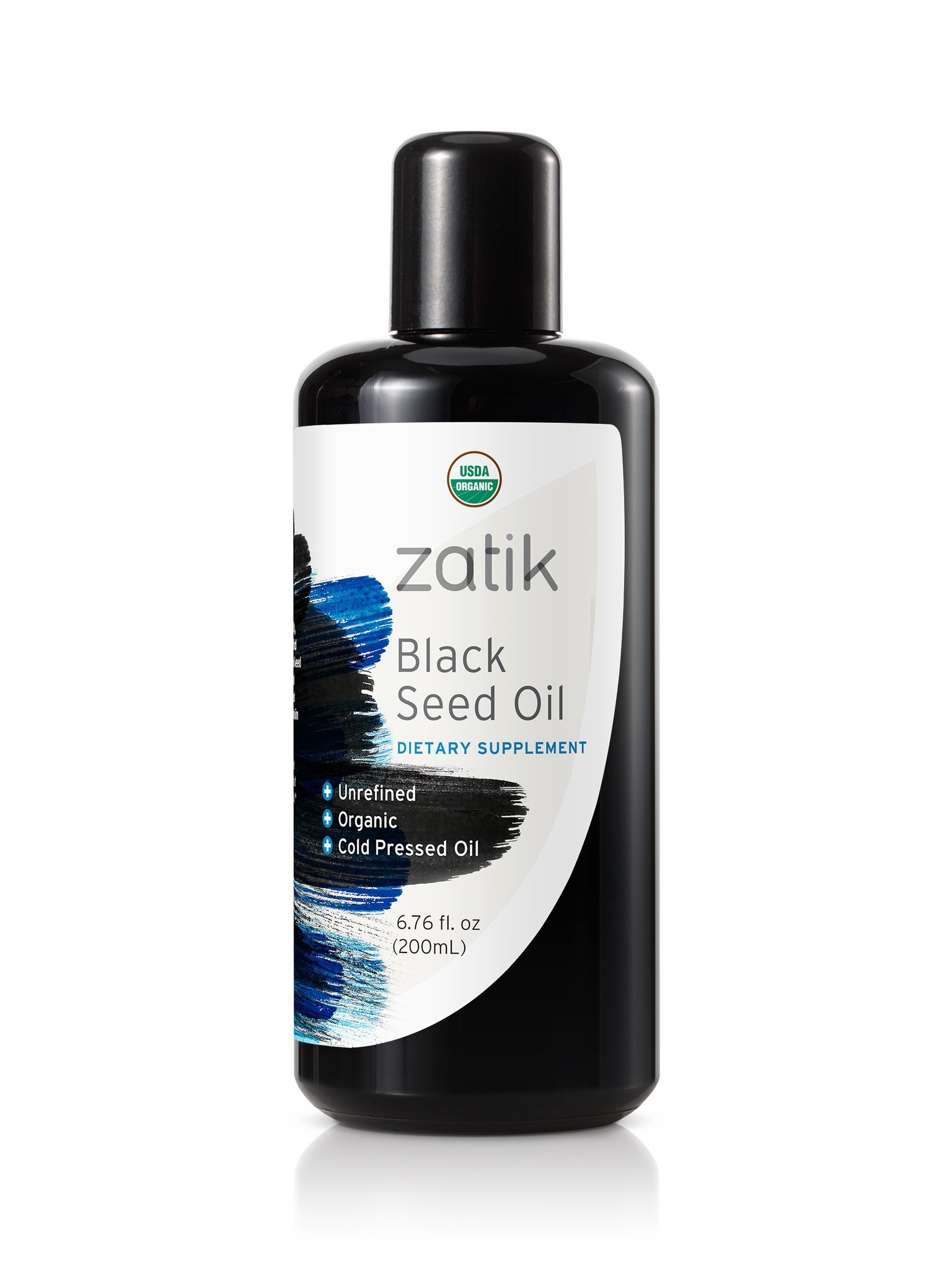 Algopix Similar Product 13 - ZATIK Organic Black Seed Oil, 6.76 FZ