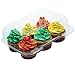 Algopix Similar Product 18 - Premium Clear Cupcake Container Boxes 