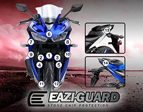 Algopix Similar Product 1 - EaziGrip Yamaha R3 Stone Chip