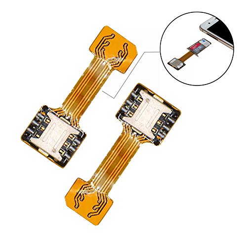 Algopix Similar Product 16 - Dual SIM Card Nano SD Adapter2 Pcs
