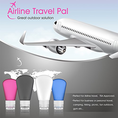 Algopix Similar Product 5 - Portable Travel Bottles Set Leak Proof