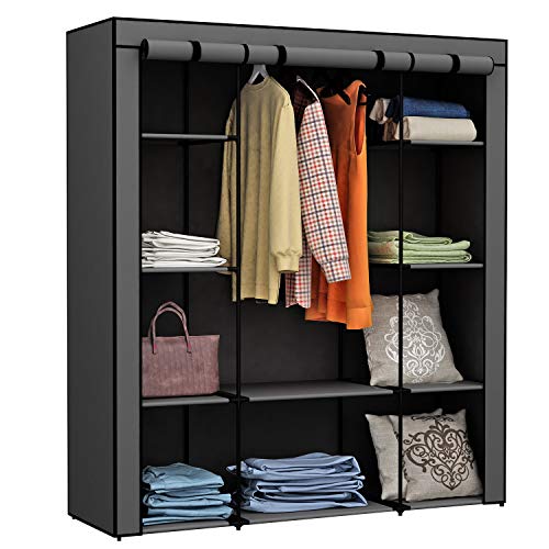 Algopix Similar Product 4 - Homebi Clothes Closet Portable Wardrobe