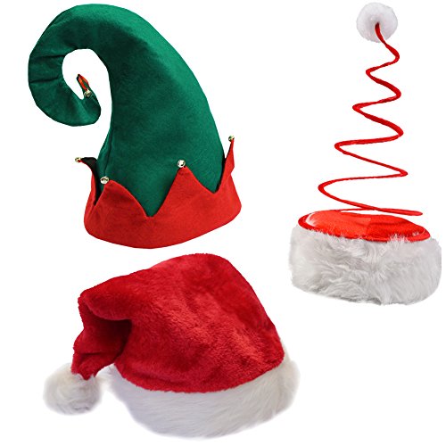 Algopix Similar Product 3 - Funny Party Hats Christmas Hats  Santa