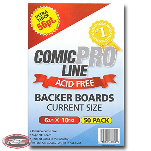 Algopix Similar Product 10 - Comic Pro Line Backer Boards Ultra