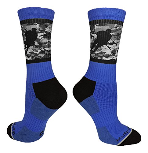 Algopix Similar Product 7 - MadSportsStuff Hockey Player Crew Socks
