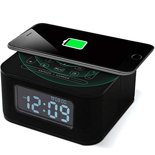 Algopix Similar Product 8 - Homtime Wireless Charging Alarm Clock