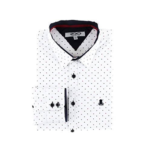 Algopix Similar Product 13 - Z8 Kyle Mens Blue and White Slim Fit