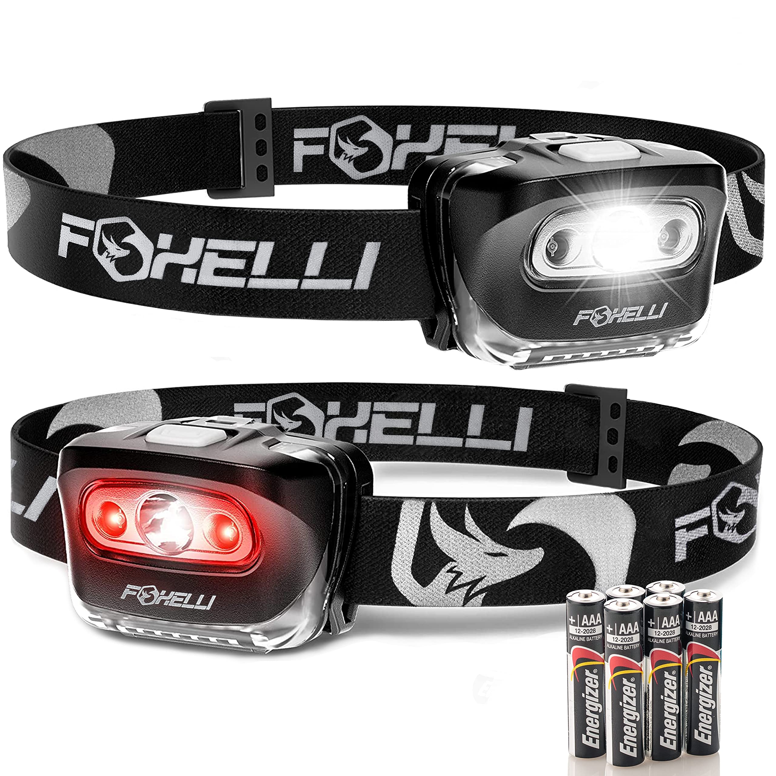 Algopix Similar Product 6 - Foxelli LED Headlamp Flashlight for