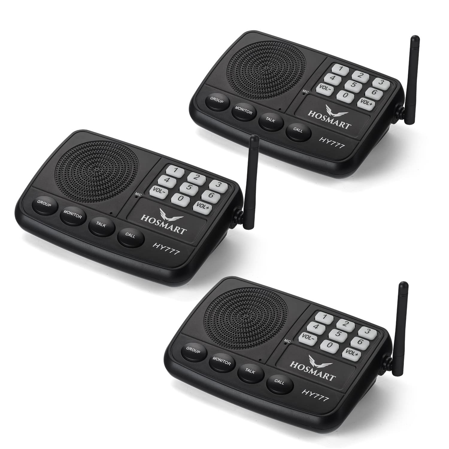 Algopix Similar Product 2 - Wireless Intercom System Hosmart 12