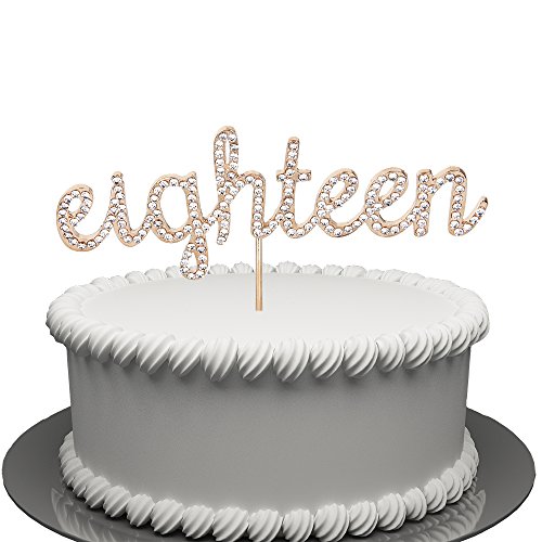 Algopix Similar Product 1 - Hatcher lee Bling Crystal Eighteen 18