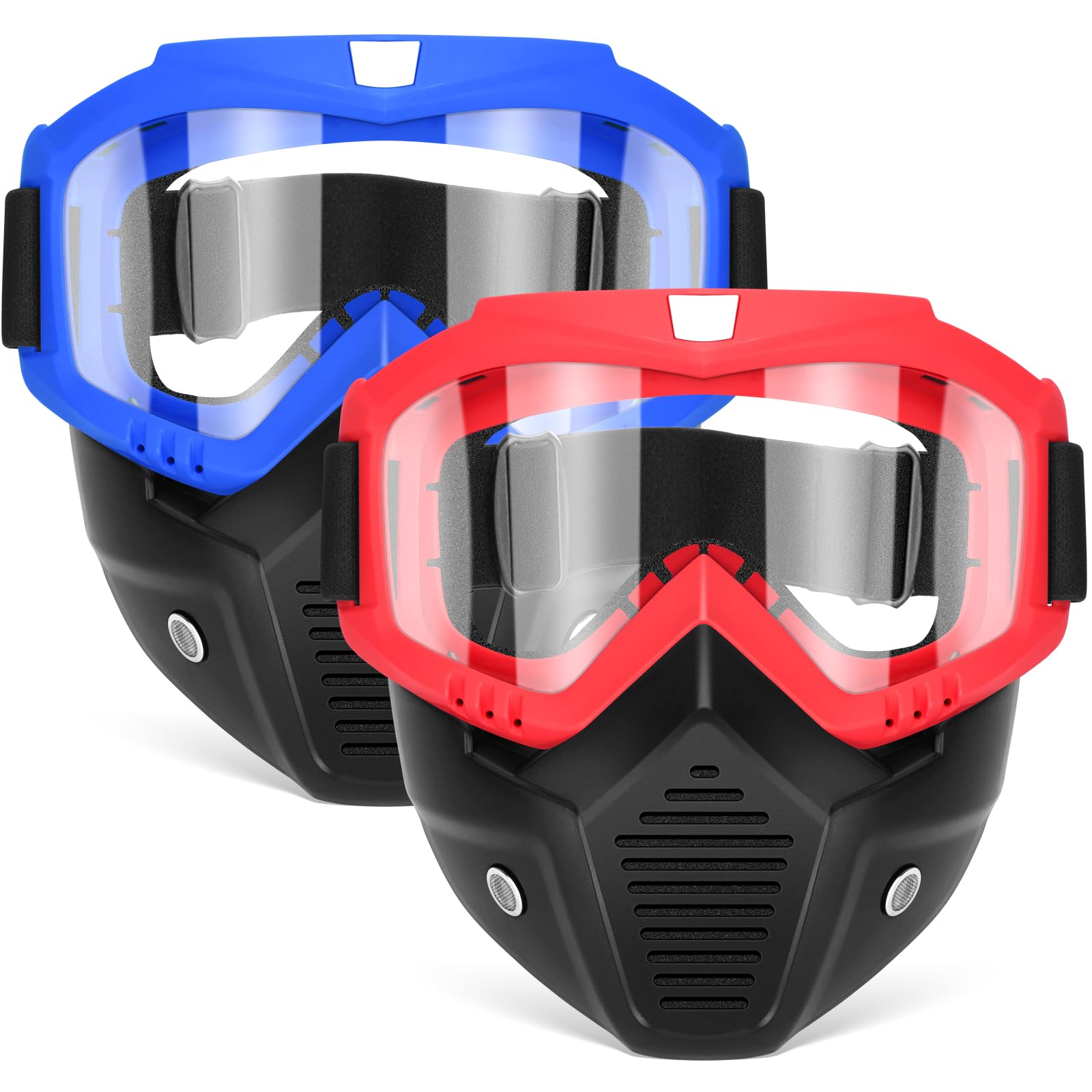 Algopix Similar Product 12 - POKONBOY 2 Pack Tactical Mask with